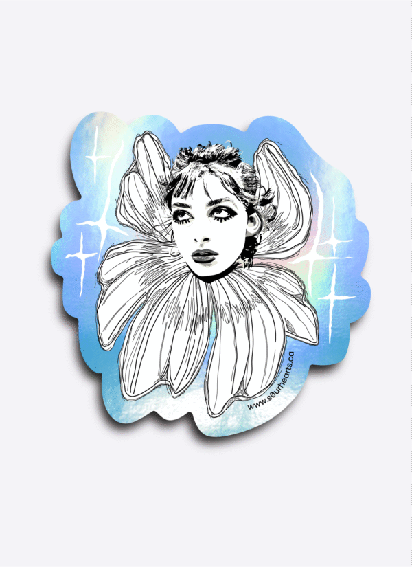 Flowere Sticker Holographic 4.5"