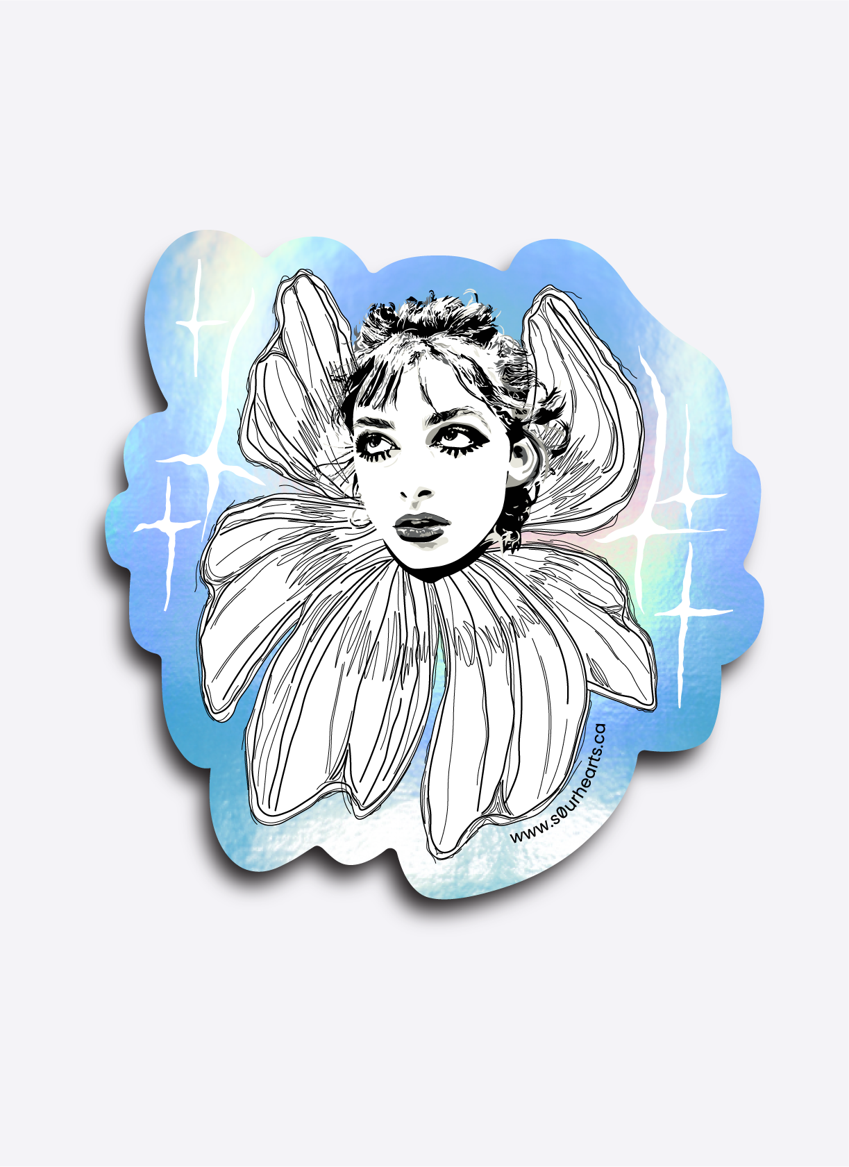 Flowere Sticker Holographic 4.5"
