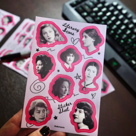 Literary Icons Sticker Sheet 4 x 6"